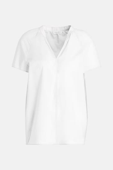 MARC O'POLO Blusenshirt weiß