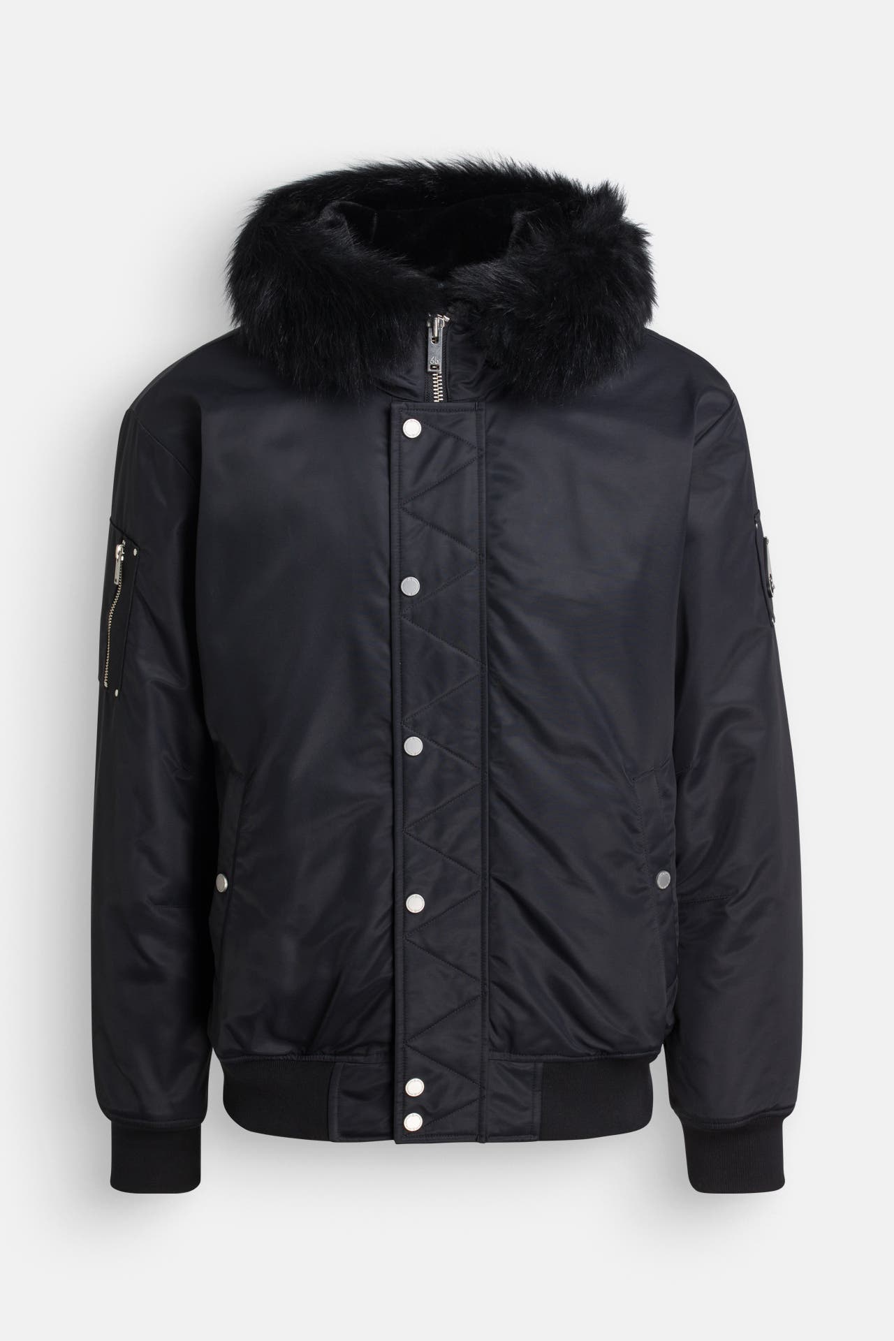 MOOSE KNUCKLES Collegejacke 'Denali' schwarz, Bild 1