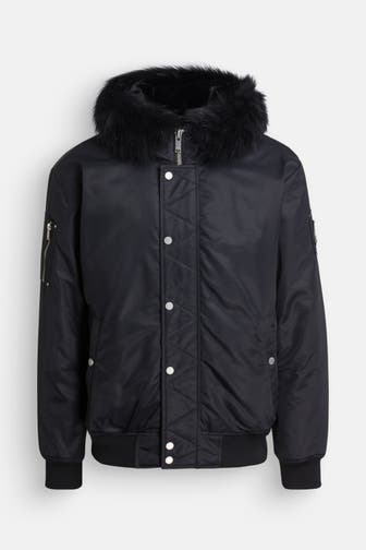 MOOSE KNUCKLES Collegejacke 'Denali' schwarz