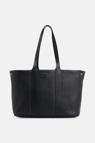 LACOSTE Schultertasche schwarz
