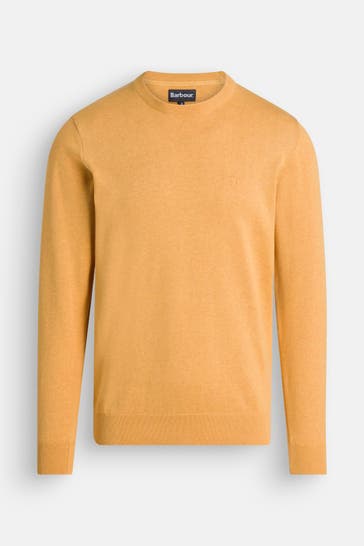 BARBOUR Strickpullover 'Pima' sonnengelb