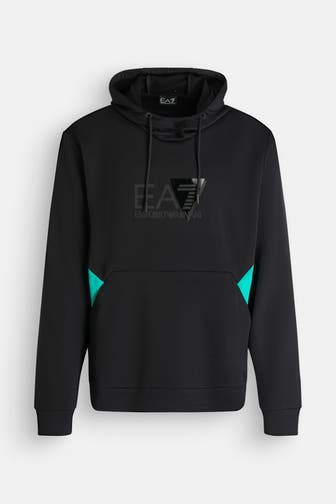 EA7 Hoodie schwarz