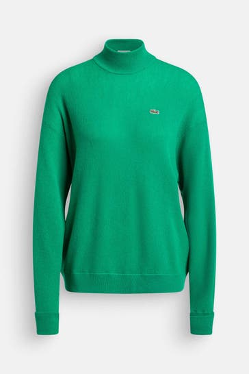 LACOSTE Strickpullover grün