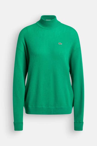 LACOSTE Strickpullover grün
