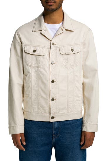 LEE Jeansjacke 'Rider' beige