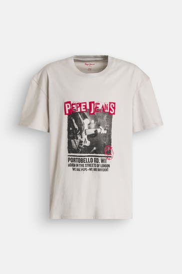 PEPE JEANS T-Shirt hellgrau