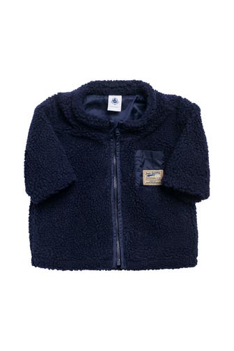 PETIT BATEAU Fleecejacke nachtblau