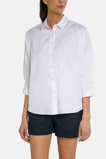 RICH & ROYAL Hemdbluse weiß