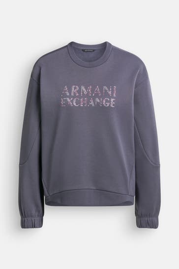 ARMANI EXCHANGE Sweatshirt grau