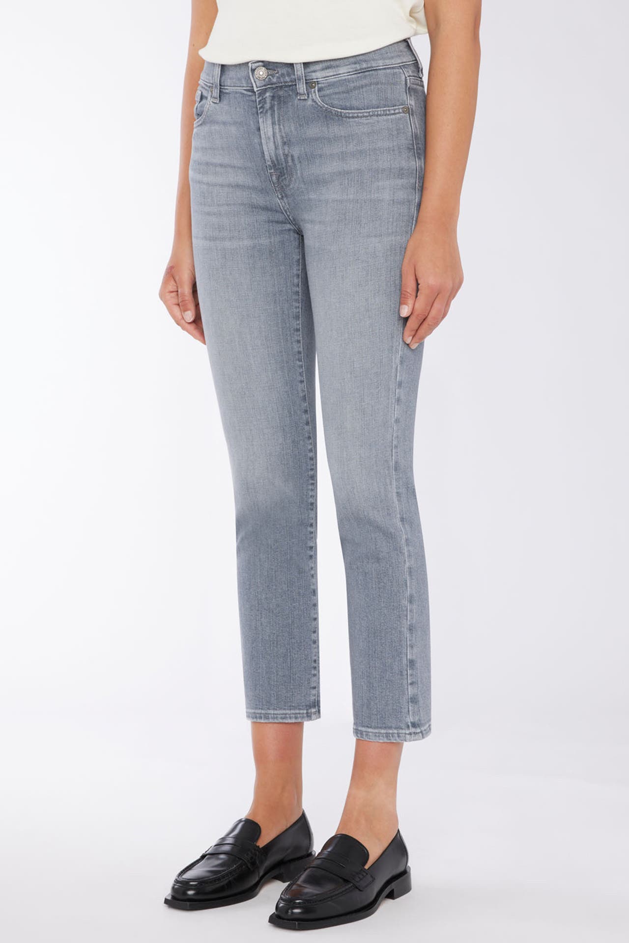 7 FOR ALL MANKIND Jeans 'The Straight Crop' straight, Bild 1
