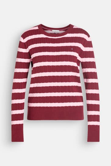TOMMY HILFIGER Strickpullover gestreift