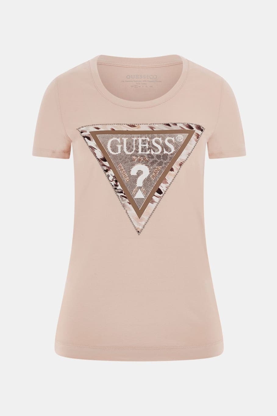 GUESS T-Shirt 'Cheeta' puderrosa, Bild 1