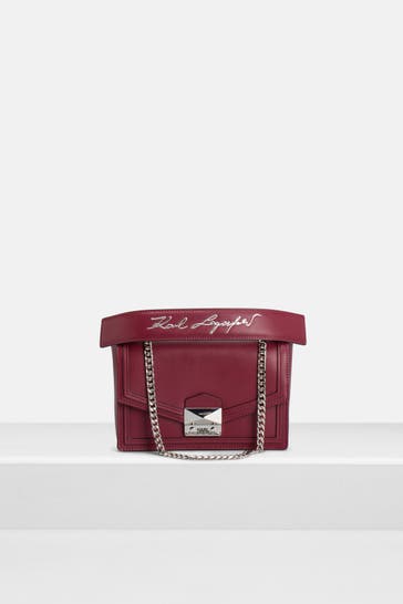 KARL LAGERFELD Umhängetasche bordeaux