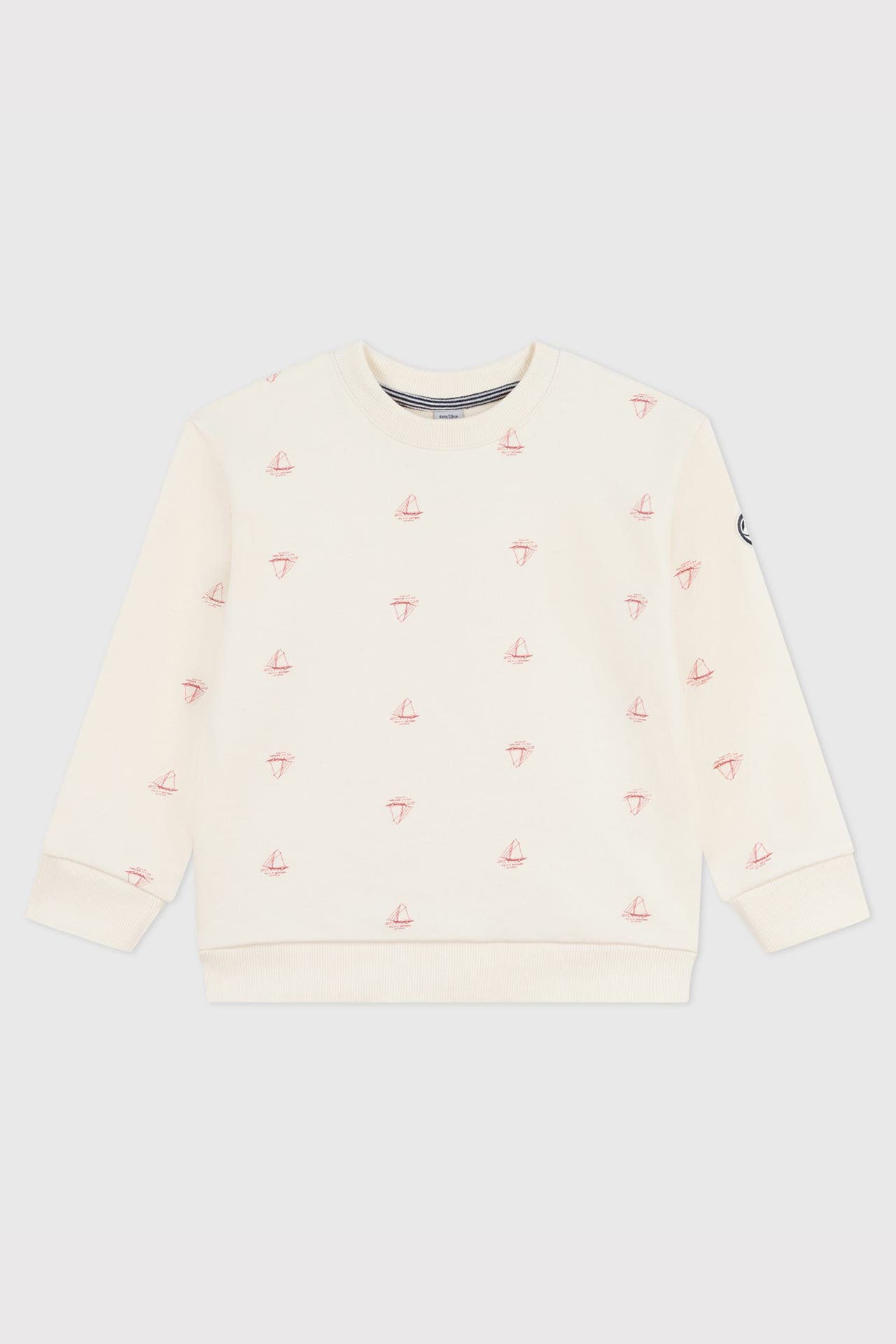 PETIT BATEAU Sweatshirt creme, Bild 1