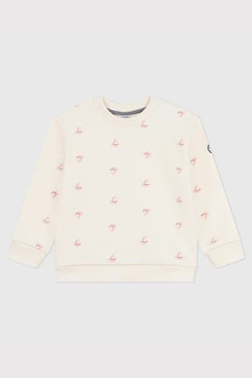 PETIT BATEAU Sweatshirt creme