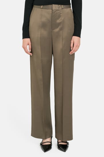 WOOD WOOD Stoffhose 'Lana' khaki