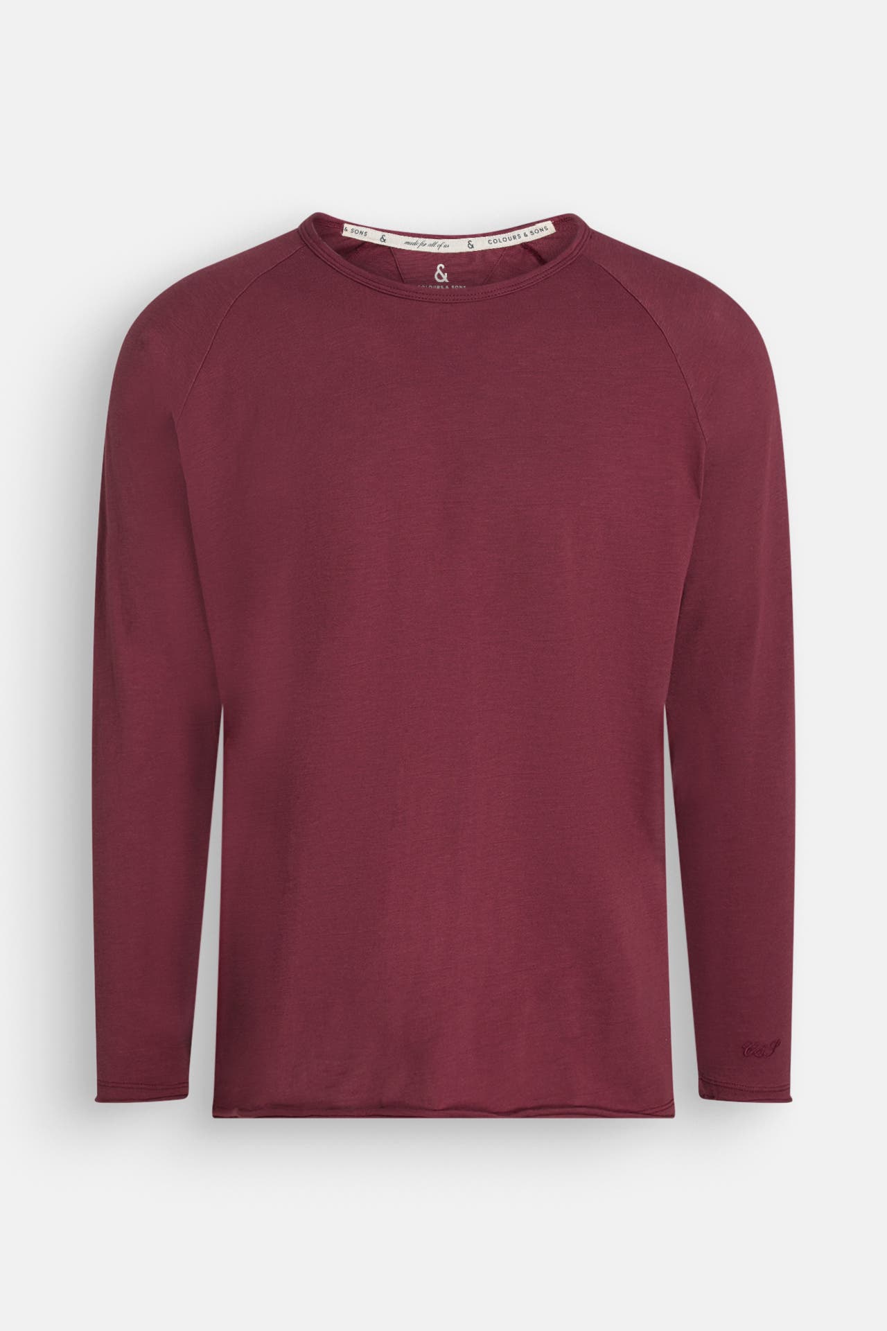 COLOURS & SONS Longsleeve weinrot, Bild 1