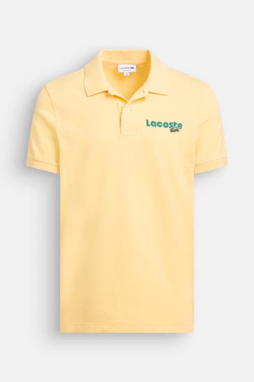 LACOSTE Polo-Shirt hellgelb