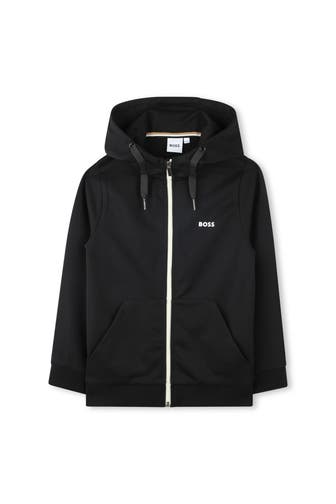 BOSS Sweatjacke schwarz