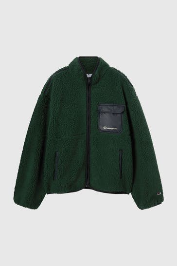 CHAMPION Fleecejacke dunkelgrün