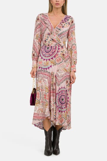 GUESS Chiffon-Kleid 'Monique' gemustert