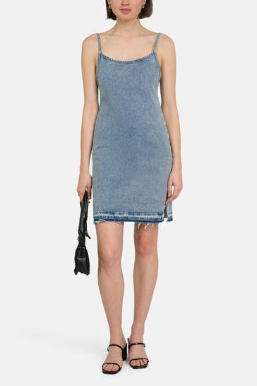 HUGO Jeanskleid 'Gemara' blau
