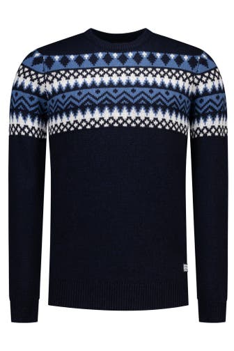 NEW ZEALAND AUCKLAND Wollmixpullover gemustert