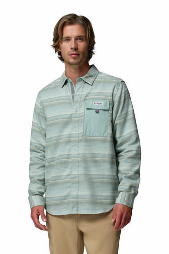 COLUMBIA Overshirt 'Uncharted' gestreift
