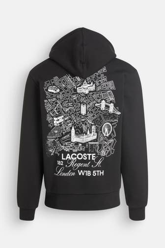 LACOSTE Hoodie schwarz unisex