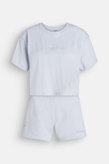 CK UNDERWEAR Pyjama hellblau