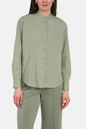 MARC O'POLO DENIM Casual-Bluse graugrün