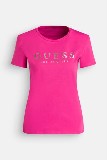 GUESS T-Shirt magenta