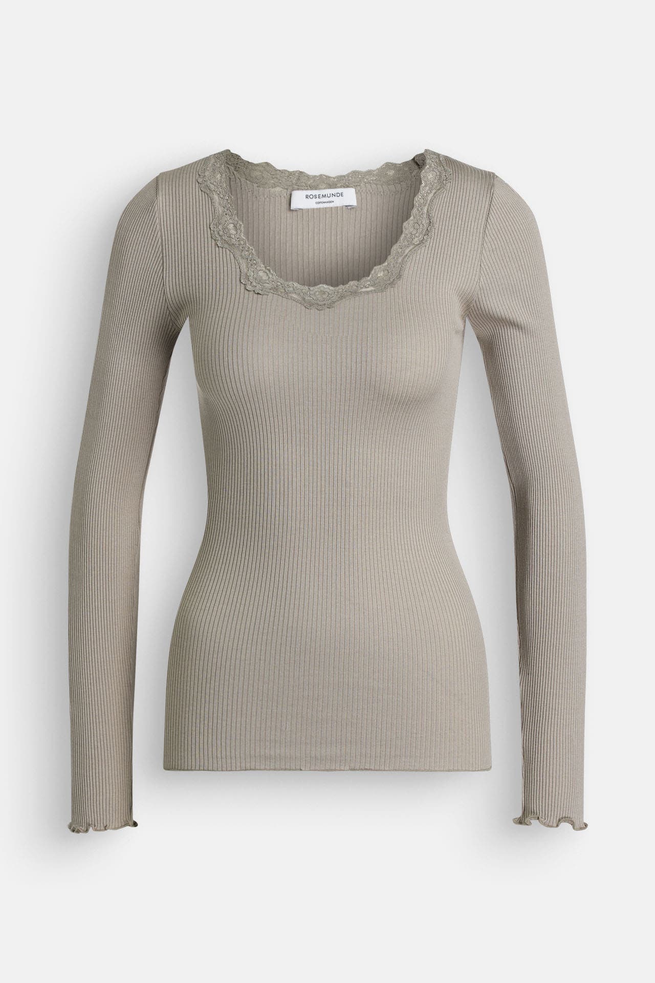 ROSEMUNDE Seidenmix-Longsleeve 'Babette' graugrün, Bild 1