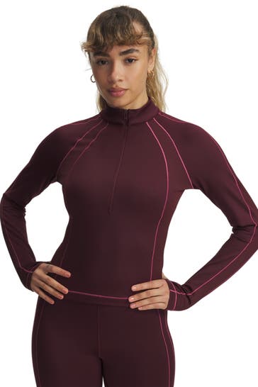 UNDER ARMOUR Midlayer 'ColdGear' aubergine