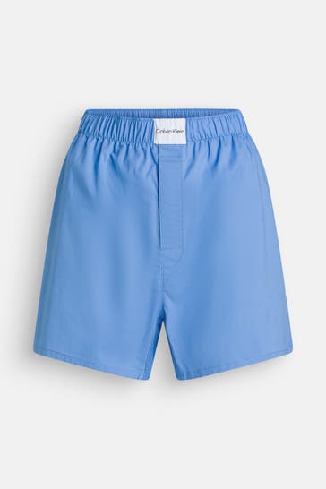 CALVIN KLEIN Pyjamahose azurblau