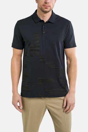 BOSS GREEN Funktions-Polo 'Paddy' navy