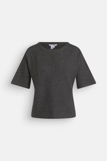 DKNY Strickshirt dunkelgrau