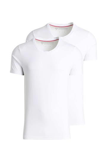 STRELLSON 2er-Pack T-Shirt weiß