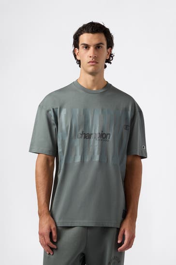 CHAMPION T-Shirt smaragdgrün