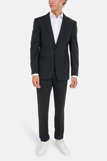 EMPORIO ARMANI Wollmix-Anzug schwarzblau