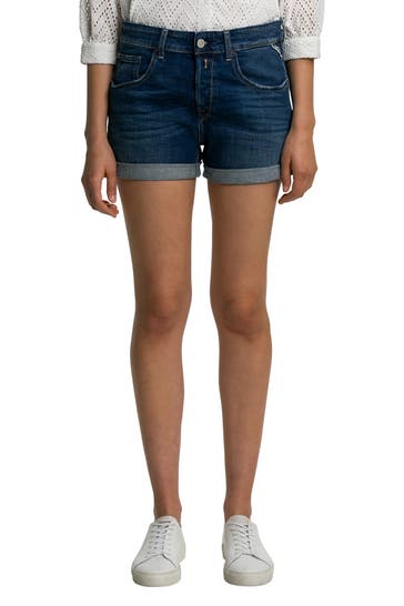 REPLAY Jeansshorts 'Anyta' dunkelblau