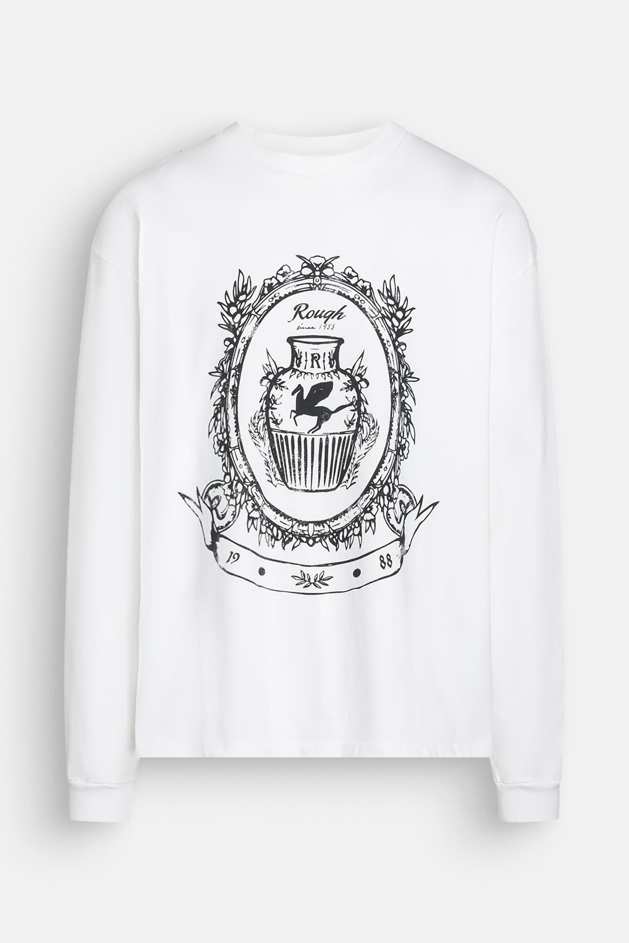 ROUGH. Sweatshirt 'Family Crest' weiß, Bild 1