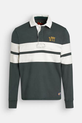 SUPERDRY Langarm-Polo mehrfarbig