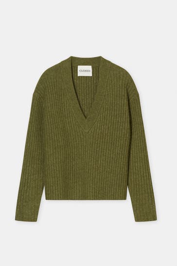 CLOSED Strickpullover grün