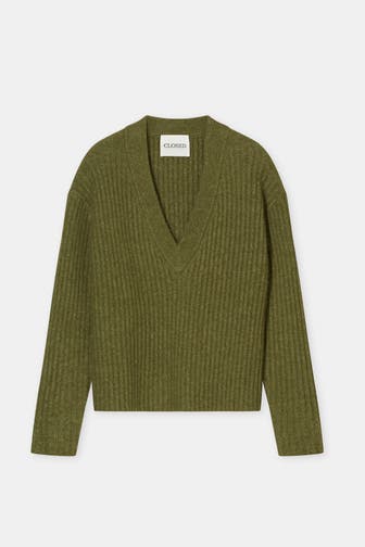 CLOSED Strickpullover grün