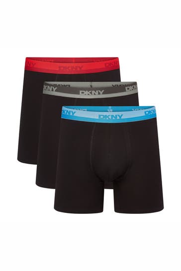 DKNY 3er-Pack Boxer Trunks 'Ajo' schwarz