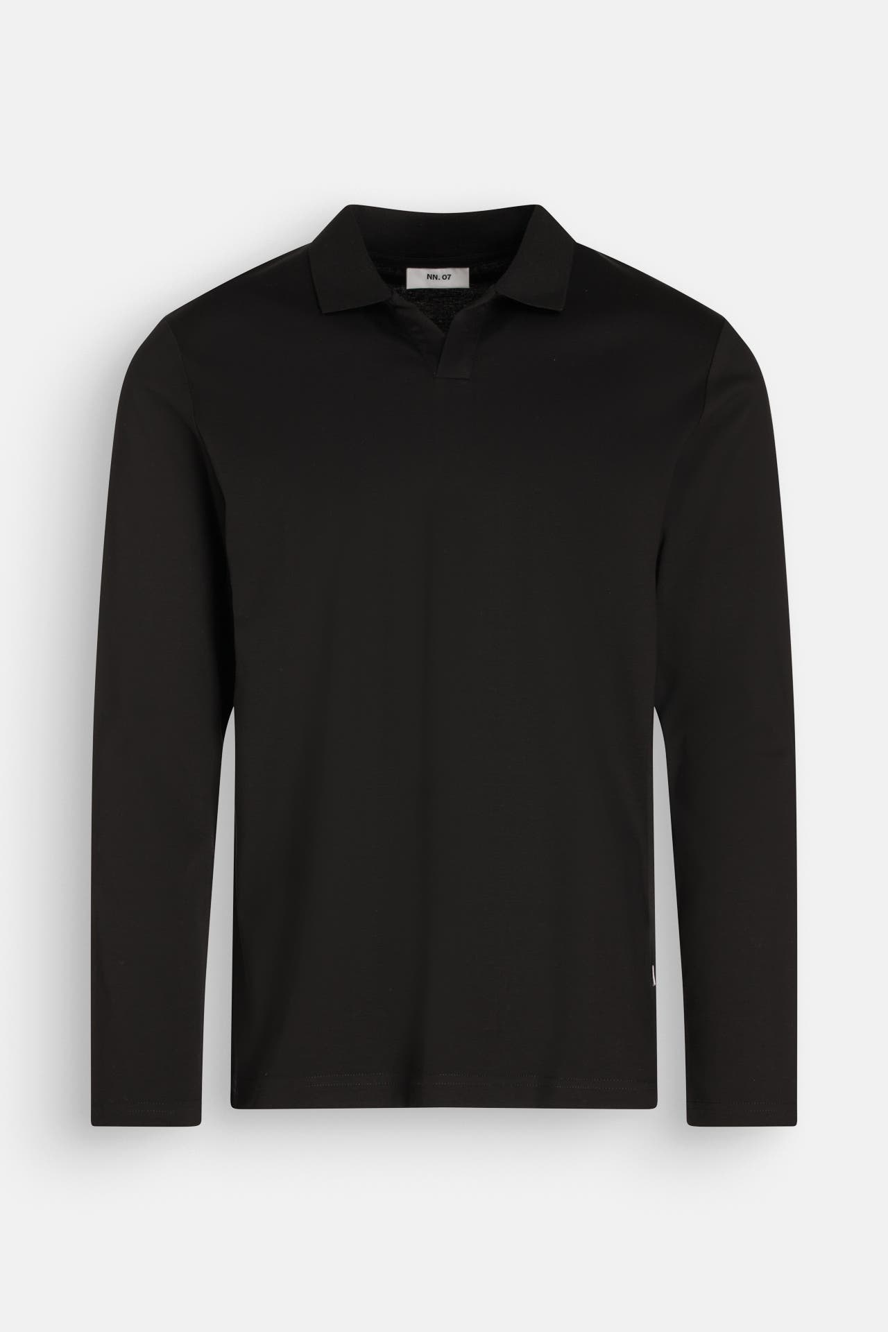 NN07 Polo-Longsleeve 'Paul' schwarz, Bild 1