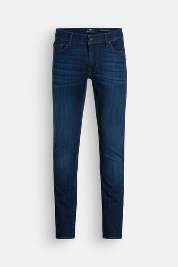 7 FOR ALL MANKIND Jeans dunkelblau tapered