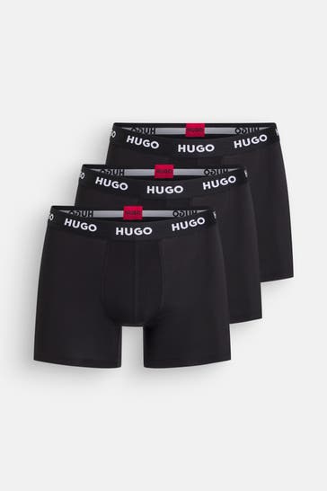 HUGO 3er-Pack Boxer Trunks schwarz