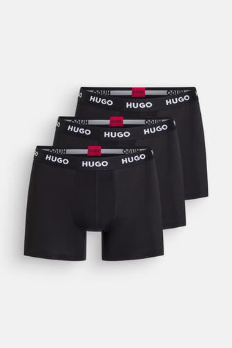 HUGO 3er-Pack Boxer Trunks schwarz